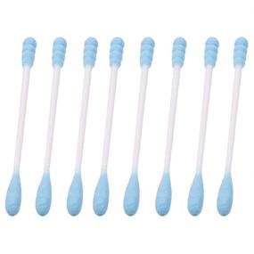 img 1 attached to 🧼 400PCS Disposable Cotton Swabs: Double-Tipped, Safe & Hygienic for Nose, Ear Cleaning, Makeup Removal