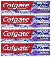 🦷 colgate max fresh toothpaste knockout - odor neutralizing technology - pack of 4 tubes logo