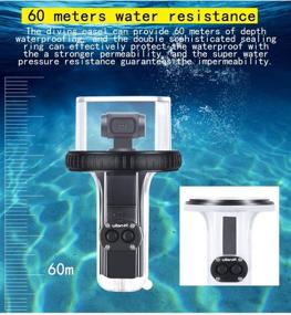 img 3 attached to 🌊 ULANZI OP-10 Waterproof Case: Ultimate Protection for DJI OSMO Pocket Gimbal, 60 Meters Underwater Housing