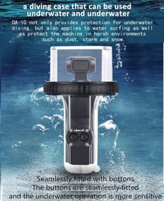 img 1 attached to 🌊 ULANZI OP-10 Waterproof Case: Ultimate Protection for DJI OSMO Pocket Gimbal, 60 Meters Underwater Housing