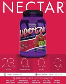 img 1 attached to 🍒 Syntrax Nectar, Native Grass-Fed Whey Protein Isolate, Refreshing Fruit-Juice Flavor, rBST-Free, Instant Mixing, Lactose & Gluten-Free, Twisted Cherry, 2lb