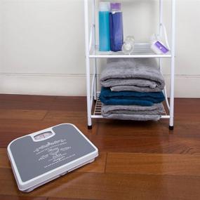 img 2 attached to 🏋️ Home Basics Paris Inspired Bathroom Weighing Scale: Mechanical, Up to 280 lbs, Grey