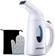 urpower garment steamer 130ml: fast heat-up 7-in-1 portable handheld fabric & clothes steamer for home and travel - high capacity with travel pouch included (not for abroad) logo