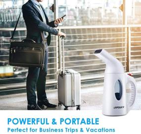 img 1 attached to URPOWER Garment Steamer 130ml: Fast Heat-up 7-in-1 Portable Handheld Fabric & Clothes Steamer for Home and Travel - High Capacity with Travel Pouch Included (Not for Abroad)