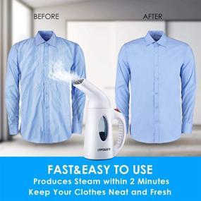 img 2 attached to URPOWER Garment Steamer 130ml: Fast Heat-up 7-in-1 Portable Handheld Fabric & Clothes Steamer for Home and Travel - High Capacity with Travel Pouch Included (Not for Abroad)