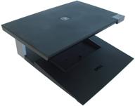 🖥️ dell e-crt crt monitor stand and laptop notebook dock with e-port port replicator, compatible with latitude e4200, e4300, e5400, e5500, e6400/6400 atg, e6500 e-family laptops and precision m2400, m4400 mob logo