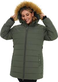 img 1 attached to 🧥 Soularge Women's Winter-Resistant Padded Clothing: Coats, Jackets, & Vests