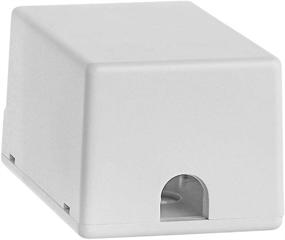 img 3 attached to 🔌 Cmple - Single Port Keystone Jack Surface Mount Box for Network, RJ45 Single Hole Keystone Jack Surface Mount Box