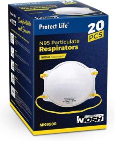 img 4 attached to N95 NIOSH Certified Respirator Masks for Construction Projects + Benefits Explained