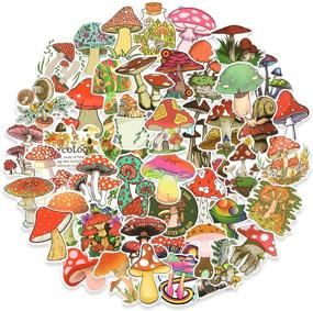 img 4 attached to Mushroom Aesthetic Stickers Skateboard Waterproof