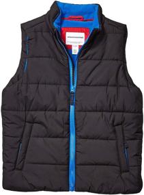 img 3 attached to Amazon Essentials Heavy Weight Puffer Medium Boys' Clothing ~ Jackets & Coats