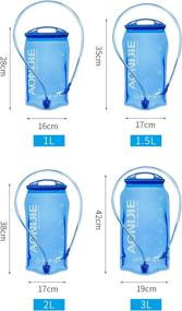 img 2 attached to 💧 AONIJIE Leakproof Water Reservoirs: Hydration Bladders for Backpacks/Running Vests - 1L / 2L / 3L Pack