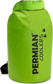 img 4 attached to 🎒 Permian Coolers 15L Портативная сумка-холодильник с защелкой - Изолированная водонепроницаемая сухая сумка для катания на лодке, рыбалки, кемпинга и походов - Герметичный плавающий холодильник для каякинга - Складной рюкзак-холодильник