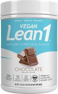 🍫 organic vegan chocolate lean1 protein shake powder - 14 servings logo