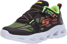 img 4 attached to Skechers Vortex Flash Denlo Sneaker Medium Toddler Boys' Shoes