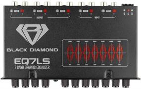 img 2 attached to 🔊 Black Diamond EQ7LS 7.5 DIN 7-Band Preamp Equalizer Car Audio EQ with Front, Rear, and Sub Output