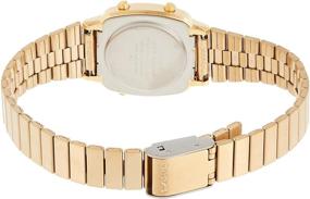 img 3 attached to 🕰️ Часы Casio Women's LA670WGA-9 из нержавеющей стали цвета золота с кварцевым цифровым циферблатом: улучшенный аксессуар для модных любителей времени