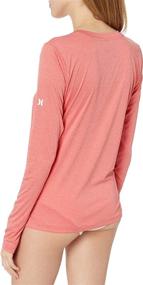 img 1 attached to Hurley Womens Apparel Rashguard Protection Women's Clothing