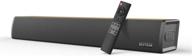 bestisan bluetooth tv sound bar 60w 24-inch with 3 equalizer modes, remote control, powerful speakers, deep bass, optical aux coaxial connection, mount kit, wall mountable - enhanced soundbar logo