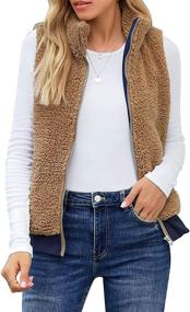 img 2 attached to Stylish Sleeveless Outerwear for Women: ReachMe Women's Clothing with Pockets