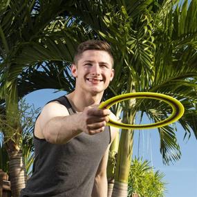 img 3 attached to 🌞 Aerobie Pro Ring – Ultimate Outdoor Flying Disc for Exhilarating Fun – 14 inches, Vibrant Yellow