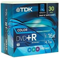 📀 tdk dvd+r47dfsp30m dvd+r optimal recording discs logo