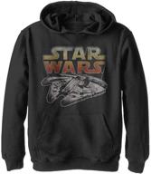 star wars hooded pullover x large boys' clothing logo