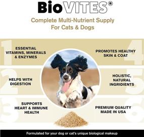 img 3 attached to 🐾 FLORA BiologicVET BioVITES Cat &amp; Dog Multivitamin Powder: Essential Vitamins, Minerals, Enzymes &amp; Prebiotics for Digestion &amp; Immune Support in Dogs &amp; Cats