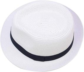 img 1 attached to Yosang Summer Foldable Panama Fedora