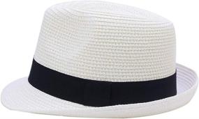 img 2 attached to Yosang Summer Foldable Panama Fedora