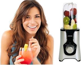 img 3 attached to JOSKEM High-Torque 22000 RPM Bullet Blender - Personal Blender with Interchangeable Blades, 🥤 4 Drink Cups - Blend, Grind, and Chop Nutritious Shakes, Smoothies, and Fruit Juices