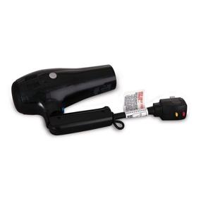 img 2 attached to 🔌 Innovative Sunbeam HD3010-005: Folding Handheld Hair Dryer with Tourmaline Ionic & Cool Shot Button - Black