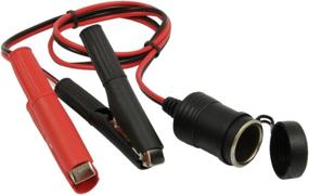 img 2 attached to 🔌 RoadPro RPPSAPS: Versatile 12V Battery Clip-On and Cigarette Lighter Adapter
