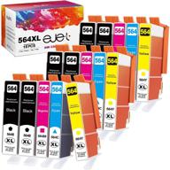 ejet compatible ink cartridge replacement for hp 564xl 564 xl - 15-pack, high yield ink for photosmart, deskjet, and officejet printers logo