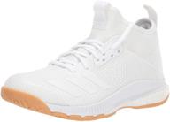 adidas womens crazyflight volleyball white women's shoes logo