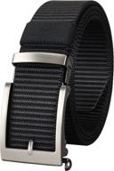 👨 bullko web nylon belts - adjustable automatic slide click ratchet golf belt for men логотип