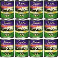 🦆 zignature duck grain-free canned dog food - 12 cans, 13 oz per can logo