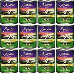 img 1 attached to 🦆 Zignature Duck Grain-Free Canned Dog Food - 12 Cans, 13 oz Per Can