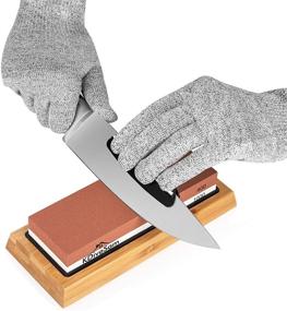 img 1 attached to 🔪 Mastering Knife Sharpening: Ultimate Professional Stone Kit for Precision Blade Renewal