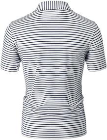img 2 attached to H2H Casual Patterned IVORYNAVY CMTTS275 Men's Clothing and Shirts
