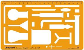 img 1 attached to 🔬 Comprehensive Template Stencil for Chemistry, Chemical Engineering, Science, Drafting, and Design: Symbols, Technical Drawing Scale, and More