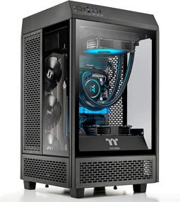 img 4 attached to 🖥️ Thermaltake LCGS Reactor 380 Gaming PC (AMD Ryzen 7 5800X, 8-Core Processor, 16GB RGB ToughRam DDR4 3600MHz Memory, NVIDIA GeForce RTX 3080 Graphics, 1TB Gen4 NVMe M.2 SSD, Windows 10 Home) TW1B-B550-R38-LCS