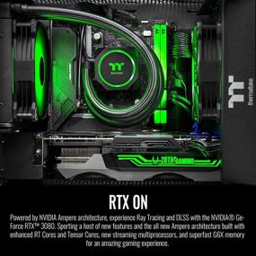 img 1 attached to 🖥️ Thermaltake LCGS Reactor 380 Gaming PC (AMD Ryzen 7 5800X, 8-Core Processor, 16GB RGB ToughRam DDR4 3600MHz Memory, NVIDIA GeForce RTX 3080 Graphics, 1TB Gen4 NVMe M.2 SSD, Windows 10 Home) TW1B-B550-R38-LCS