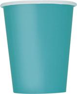 9oz teal paper cups 14ct logo