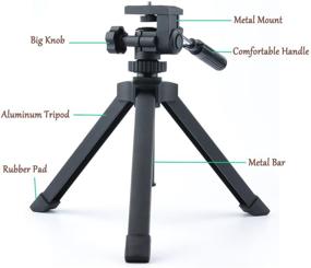 img 3 attached to 📷 Gosky Heavy Duty Adjustable Tabletop Tripod for Scopes, Binoculars, Telescope, DSLR Cameras, and Other Devices