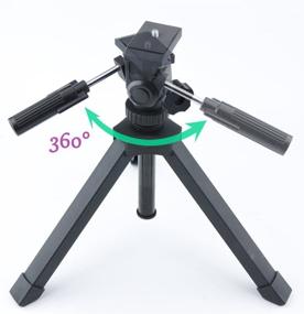 img 2 attached to 📷 Gosky Heavy Duty Adjustable Tabletop Tripod for Scopes, Binoculars, Telescope, DSLR Cameras, and Other Devices