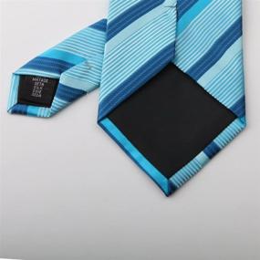 img 1 attached to 🎩 PH1070 Stripes Handkerchiefs Cufflinks: Premium Men's Accessories for Ties, Cummerbunds & Pocket Squares by Epoint