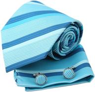 🎩 ph1070 stripes handkerchiefs cufflinks: premium men's accessories for ties, cummerbunds & pocket squares by epoint logo