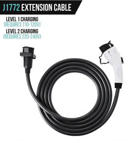 img 3 attached to 🔌 Lectron 20ft/6m J1772 EV Charger Extension Cable - Enhance EV Charging Flexibility for Your Electric Vehicle with Full J1772 Compatibility