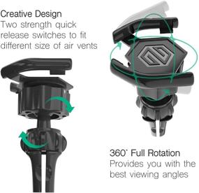 img 2 attached to SPINOO Pop Clip Car Mount Bundle – Custom Phone Grip Socket with Adjustable Windshield, Air-Vent & Dashboard Mounts